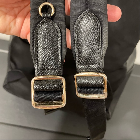 COACH Medium Charlie Backpack - Signature Black and Brown - Picture 12 of 14